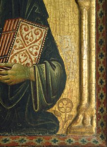 Der Erlöser mit der Madonna und den Heiligen (Detail) von Jacopo di Meliore