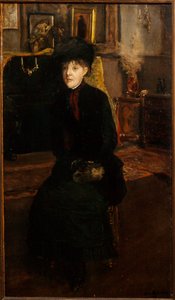 Porträt von Mary Cassat (1845-1926), Malerin