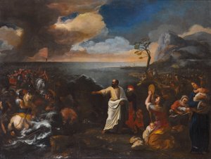 Der Durchzug durchs Rote Meer von Jacques Courtois