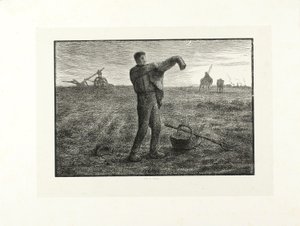 Abend von Jacques Adrien Lavieille
