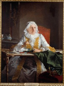 Porträt von Madame Antoine Crozat, Marquise von Chatel von Jacques Andre Joseph Camelot Aved