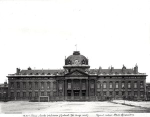 Fassade und Kuppel der Ecole Militaire, erbaut 1751-73 von Jacques Ange Gabriel