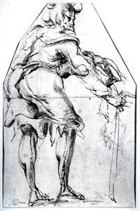 Bettler mit Hut und Stock von Jacques Bellange