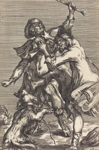 Kämpfende Bettler von Jacques Bellange