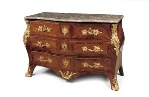 Louis XV Bombe-Kommode, drittes Viertel des 18. Jahrhunderts von Jacques Birckle