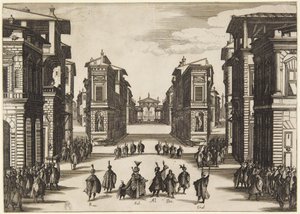 Akt 4, aus der Serie Soliman von Jacques Callot