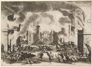 Akt 5, aus der Serie Soliman von Jacques Callot