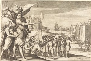 Angriff auf zwei Festungen von Jacques Callot