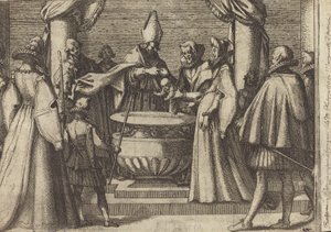 Taufe des Prinzen von Spanien [verso] von Jacques Callot