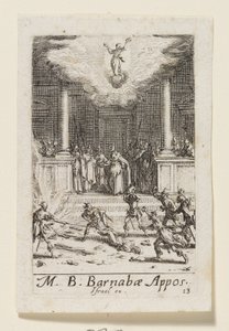 Der Apostel Barnabas von Jacques Callot
