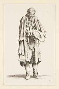Bettler mit einem Rosenkranz, aus Die Bettler (Le mendiant au rosaire)