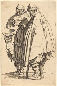 Blinder Bettler und Begleiter von Jacques Callot