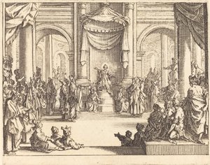 Christus im Gespräch mit den Ärzten von Jacques Callot