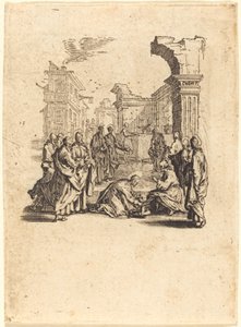 Christus wäscht die Füße der Apostel, ca. 1624-1625 von Jacques Callot