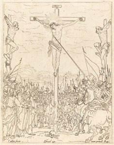 Christus am Kreuz von Jacques Callot