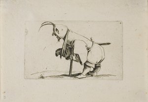 Krüppel mit Mütze, aus Varie Figure Gobbi von Jacques Callot