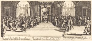 Verteilung der Belohnungen von Jacques Callot