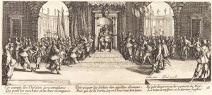 Verteilung der Belohnungen von Jacques Callot