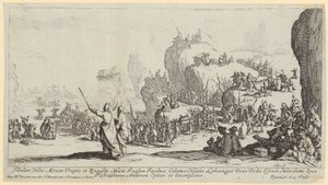Durchquerung des Roten Meeres von Jacques Callot