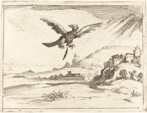 Adler verliert eine alte Feder, 1628 von Jacques Callot