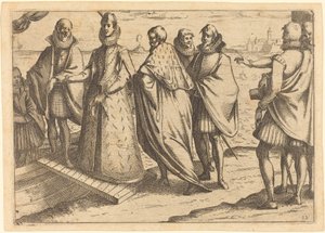 Einschiffung in Genua von Jacques Callot
