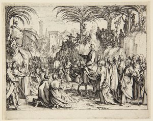 Einzug in Jerusalem von Jacques Callot
