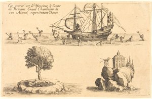 Einzug von M. le Comte de Brionne, Großkämmerer Seiner Hoheit, Darstellend Jason von Jacques Callot