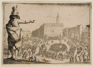 Fest auf der Piazza Signoria in Florenz, aus „Die Kaprizen“ (Florenz-Ausgabe)