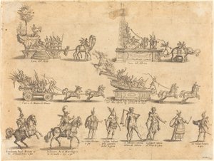 Wagen und Teilnehmer
