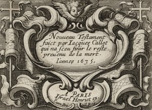 Frontispiz, ca. 1635 von Jacques Callot