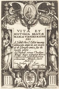 Frontispiz für "Das Leben der Jungfrau" von Jacques Callot