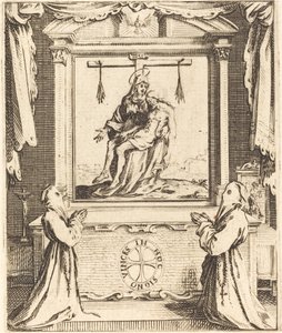 Frontispiz für den Orden der Weißen Büßer in Nancy von Jacques Callot