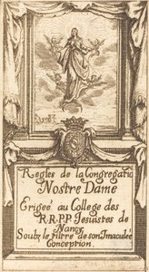 Frontispiz für Die Regeln des Ordens Unserer Lieben Frau von Jacques Callot
