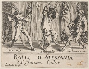 Frontispiz, aus Balli di Sfessania