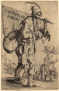 Frontispiz, Blatt 1 der Folge „Die Bettler“ von Jacques Callot