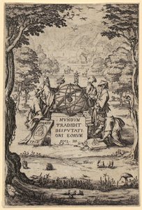 Frontispiz zu „Sacra Cosmologia“ von Jacques Callot