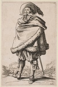 Herr in einem Pelzbesetzten Mantel, aus der Serie „Der Adel“