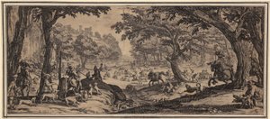 Große Jagd von Jacques Callot