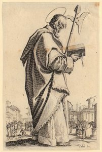 Heiliger Philipp, Blatt 11 der Folge "Jesus, die zwölf Apostel und Maria" von Jacques Callot