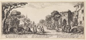 Die Absolution eines Sterbenden von Jacques Callot