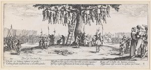 Das Aufhängen von Jacques Callot
