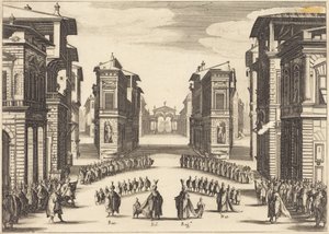 Il Solimano, II. Akt von Jacques Callot