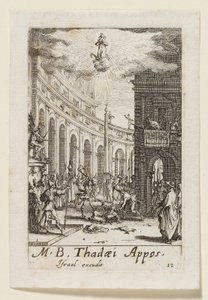 Der Apostel Judas (Thaddäus, Apostel) von Jacques Callot