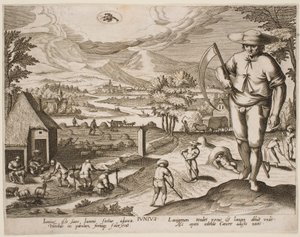 Juni, aus der Serie „Die Monate“ von Jacques Callot