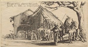 La Halte des Bohemiens: Les Diseurs de Bonne-aventure von Jacques Callot