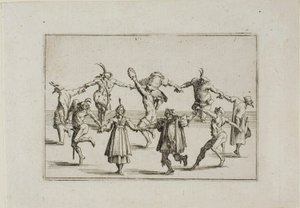 Der Reigentanz, aus Die Kaprizen von Jacques Callot