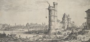 Die Pont Neuf von Jacques Callot