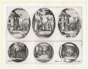 Die Wunder der Passion (Gravur) von Jacques Callot