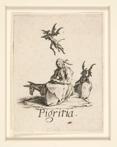 Die sieben Todsünden: Die Faulheit von Jacques Callot