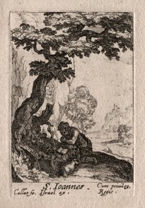 Die Büßer: St. Johannes der Täufer von Jacques Callot